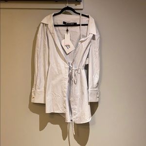 Jacquemus asymmetrical shirt dress - Brand new, never worn with tags.